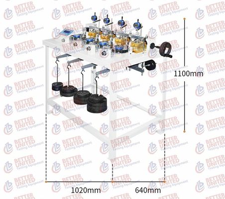 Quadruplet Electric Shear Test Machine Stepless Speed Regulation
